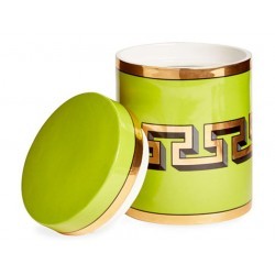 mykonos canister green 11cm