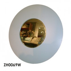espejo circular blanco 107cm