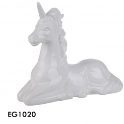 adorno unicornio white 28x11