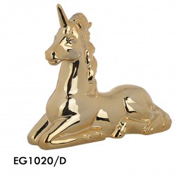 adorno unicornio gold