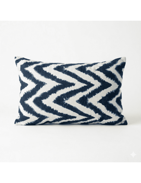 Almohadon Canvas Zigzag