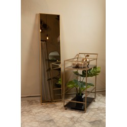 espejo dorado cuenca con...