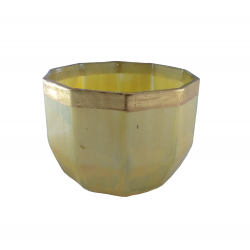 bowl vidrio gold m 10x14