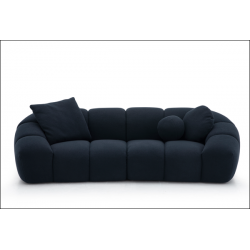 sofa de dos cuerpos anira azul