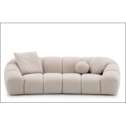 sofa de 3 cuerpos anira blanco