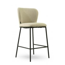 banqueta alta bucle beige