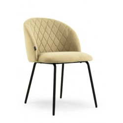 silla velvet lucca beige