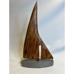 barco de madera con base de...