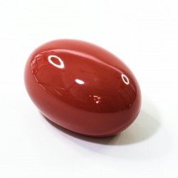 adorno de ceramica rojo