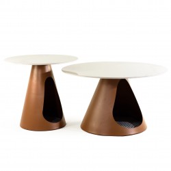 mesa de apoyo amarilis set x2