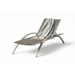 reposera perth aluminio cruda