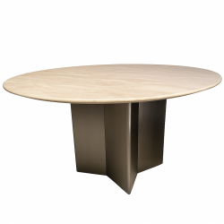 mesa circular de comedor