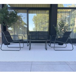 set de exterior bara negro