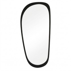 espejo irregular palma negro